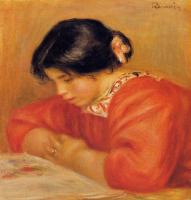 Renoir, Pierre Auguste - Leontine Reading